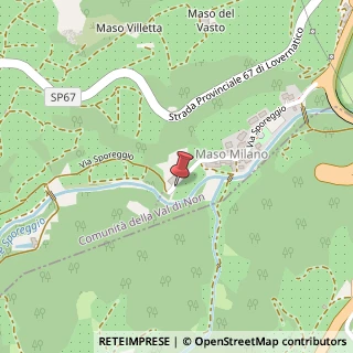 Mappa Via Sporeggio, 36, 38010 Sporminore, Trento (Trentino-Alto Adige)