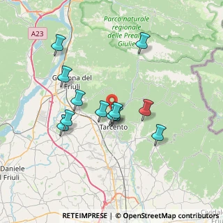 Mappa Via Gaspar, 33017 Tarcento UD, Italia (6.255)