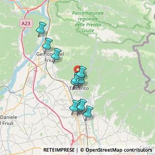 Mappa Via Gaspar, 33017 Tarcento UD, Italia (6.37273)