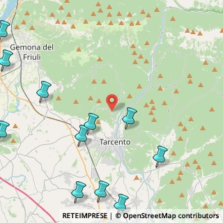 Mappa Via Gaspar, 33017 Tarcento UD, Italia (6.29455)