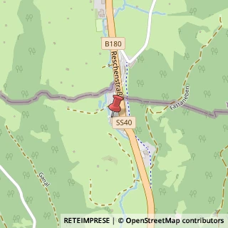 Mappa Via Nazionale, 1, 39027 Curon Venosta, Bolzano (Trentino-Alto Adige)