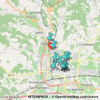 Mappa Via delle Molina di Gora, 51100 Pistoia PT, Italia (1.57818)