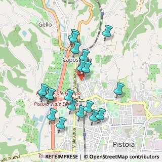 Mappa Via delle Molina di Gora, 51100 Pistoia PT, Italia (0.982)
