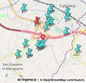 Mappa Via Vivare, 47842 San Giovanni in Marignano RN, Italia (0.9925)
