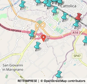 Mappa Via Vivare, 47842 San Giovanni in Marignano RN, Italia (1.5985)