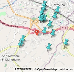 Mappa Via Vivare, 47842 San Giovanni in Marignano RN, Italia (1.003)