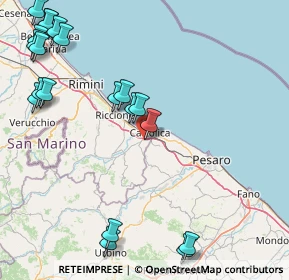 Mappa Via Vivare, 47842 San Giovanni in Marignano RN, Italia (22.7365)