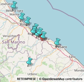 Mappa Via Vivare, 47842 San Giovanni in Marignano RN, Italia (12.59364)