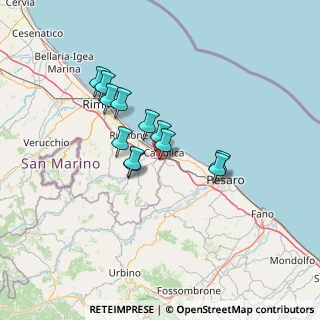 Mappa Via Ottorino Respighi, 47841 Cattolica RN, Italia (10.5225)