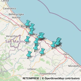Mappa Via Ottorino Respighi, 47841 Cattolica RN, Italia (11.53)