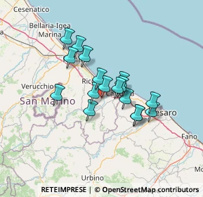 Mappa Via Luigi Galvani, 47843 Misano Adriatico RN, Italia (10.11941)