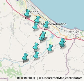 Mappa Via Luigi Galvani, 47843 Misano Adriatico RN, Italia (3.32357)