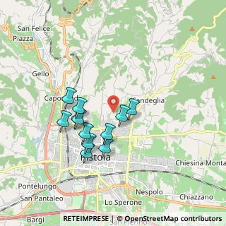 Mappa Via di Bigiano e Castel dei Bovani, 51100 Pistoia PT, Italia (1.6)