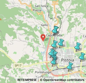 Mappa Via di S. Giorgio, 51100 Pistoia PT, Italia (2.63167)