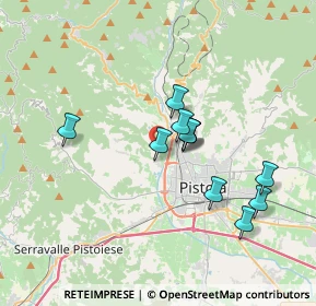 Mappa Via di S. Giorgio, 51100 Pistoia PT, Italia (3.03273)