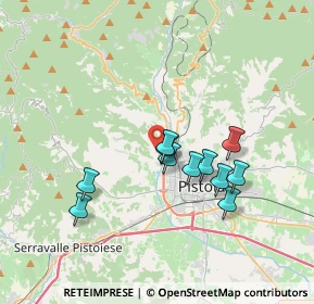 Mappa Via di S. Giorgio, 51100 Pistoia PT, Italia (3.13455)