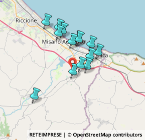 Mappa Via Rossi, 47842 San Giovanni in Marignano RN, Italia (2.91643)