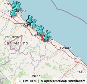 Mappa Via Rossi, 47842 San Giovanni in Marignano RN, Italia (17.51133)