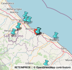 Mappa Via Rossi, 47842 San Giovanni in Marignano RN, Italia (13.43273)