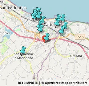 Mappa Via Respighi, 47841 Cattolica RN, Italia (1.8035)