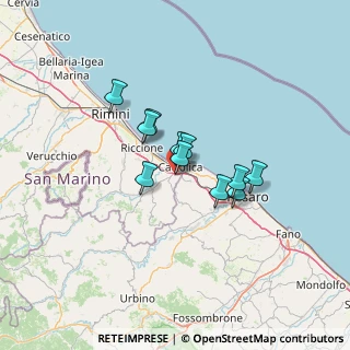 Mappa Via Respighi angolo via Rota, 47841 Cattolica RN, Italia (9.05727)