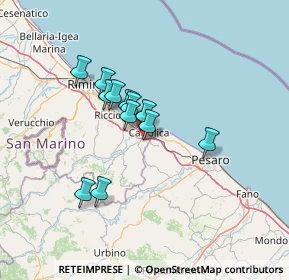 Mappa Via Respighi angolo via Rota, 47841 Cattolica RN, Italia (10.44583)