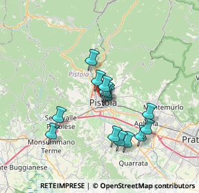 Mappa Via Giotto, 51100 Pistoia PT, Italia (6.15714)