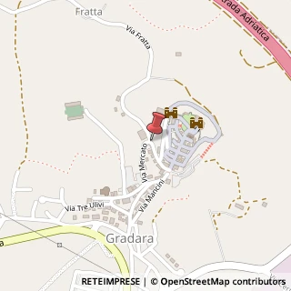 Mappa Via Mercato,  9, 61012 Gradara, Pesaro e Urbino (Marche)