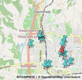 Mappa Via S. Morelli Gualtierotti, 51100 Pistoia PT, Italia (1.04308)