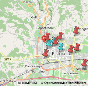 Mappa Via S. Morelli Gualtierotti, 51100 Pistoia PT, Italia (1.76909)