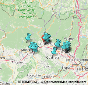 Mappa Via S. Morelli Gualtierotti, 51100 Pistoia PT, Italia (10.37667)