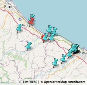 Mappa Via Case Nuove, 47842 San Giovanni In Marignano RN, Italia (8.9445)