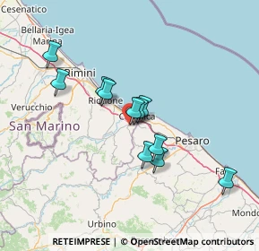 Mappa Via Case Nuove, 47842 San Giovanni In Marignano RN, Italia (11.66273)