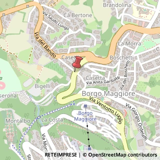 Mappa Via 28 Luglio, 59, 47890 San Marino di Urbino SM, Italia, 47890 Verucchio, Rimini (Emilia Romagna)