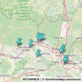 Mappa Via della Mulina, 51100 Pistoia PT, Italia (15.46636)