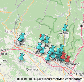 Mappa Via Risorgimento, 51037 Montale PT, Italia (7.9175)