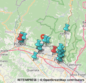 Mappa Via Risorgimento, 51037 Montale PT, Italia (7.113)