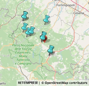 Mappa Via Forese Trapoggio, 47018 Santa Sofia FC, Italia (11.34636)