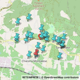 Mappa Via Vecchia Montalese, 51100 Pistoia PT, Italia (0.904)