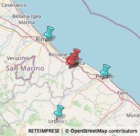 Mappa 47842 San Giovanni In Marignano RN, Italia (34.61143)