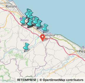 Mappa 47842 San Giovanni In Marignano RN, Italia (7.39467)