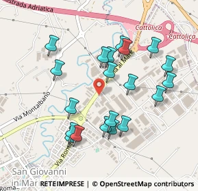 Mappa Via dei Mare, 47842 San Giovanni In Marignano RN, Italia (0.471)