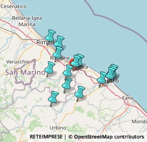 Mappa Via dei Mare, 47842 San Giovanni In Marignano RN, Italia (11.30929)
