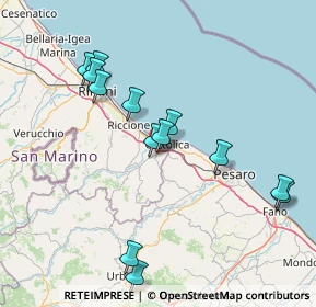 Mappa Via dei Mare, 47842 San Giovanni In Marignano RN, Italia (15.94538)