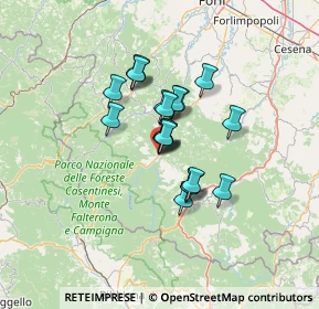 Mappa Viale Roma, 47018 Santa Sofia FC, Italia (9.1055)