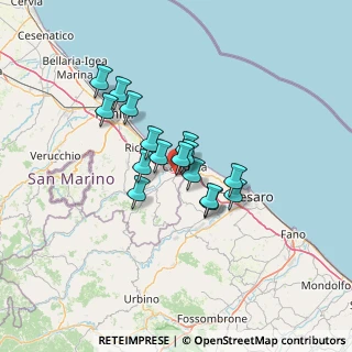 Mappa Via degli Olmi, 47842 San Giovanni In Marignano RN, Italia (9.65625)
