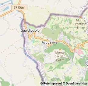 Mappa Via Pieve, 47826 Verucchio RN, Italia (0.7)
