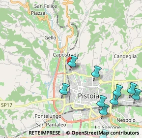 Mappa Via Larga, 51100 Pistoia PT, Italia (2.97364)