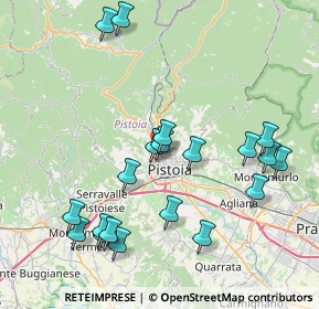 Mappa Via Larga, 51100 Pistoia PT, Italia (8.826)