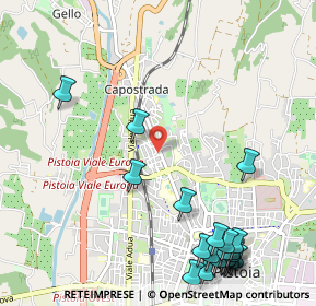 Mappa Via Larga, 51100 Pistoia PT, Italia (1.489)